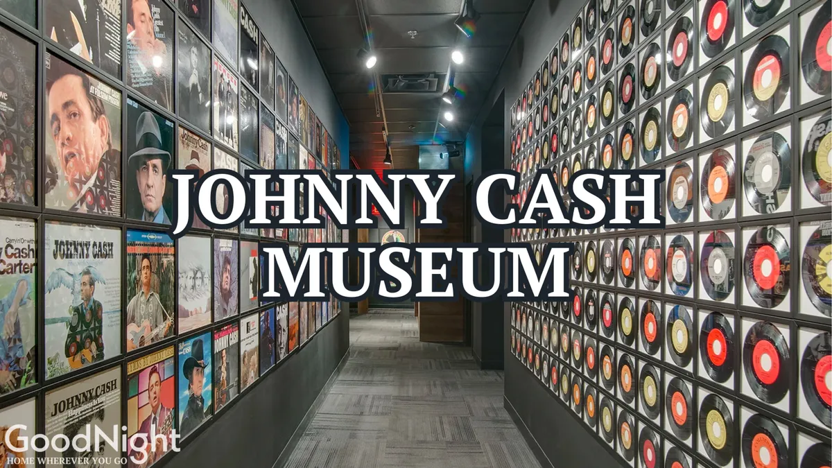 The photo features a museum interior with walls lined with framed album covers and records, inviting visitors to explore the rich history of music. The celebratory mood and engaging displays make it clear that this is a destination filled with cultural and educational opportunities.